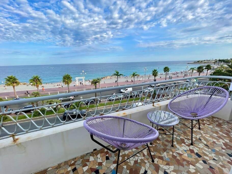 Beach Front, Superbe Appartement Pour 4 Personnes Nice Buitenkant foto